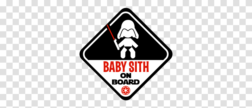 Download Hd Baby Sith Star Wars Star Wars Baby On Board Sticker, Symbol, Recycling Symbol, Logo, Trademark Transparent Png