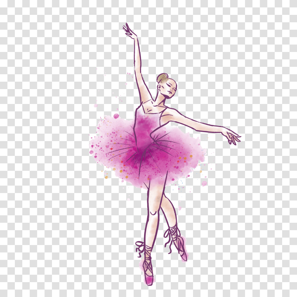 Download Hd Ballet Dancer Watercolor Watercolor Ballet Dance Painting, Person, Human, Ballerina, Leisure Activities Transparent Png