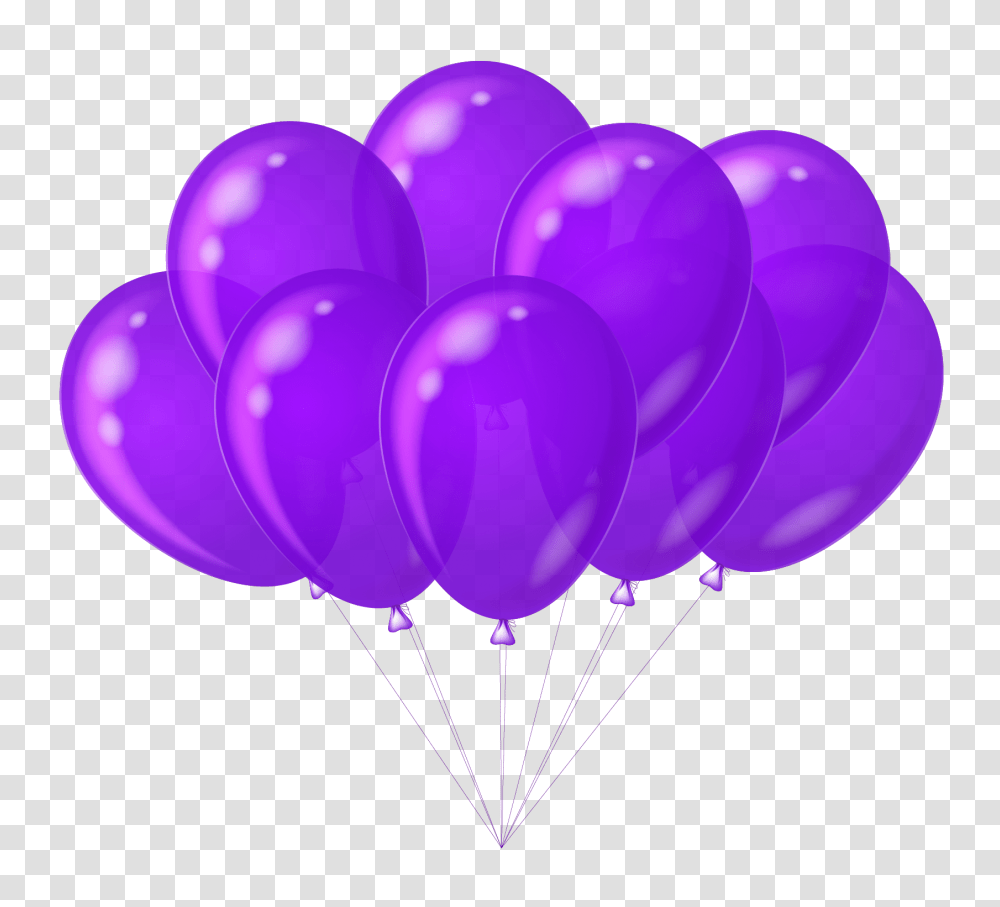 Download Hd Ballons Vector Purple Birthday Cake Clipart, Balloon Transparent Png