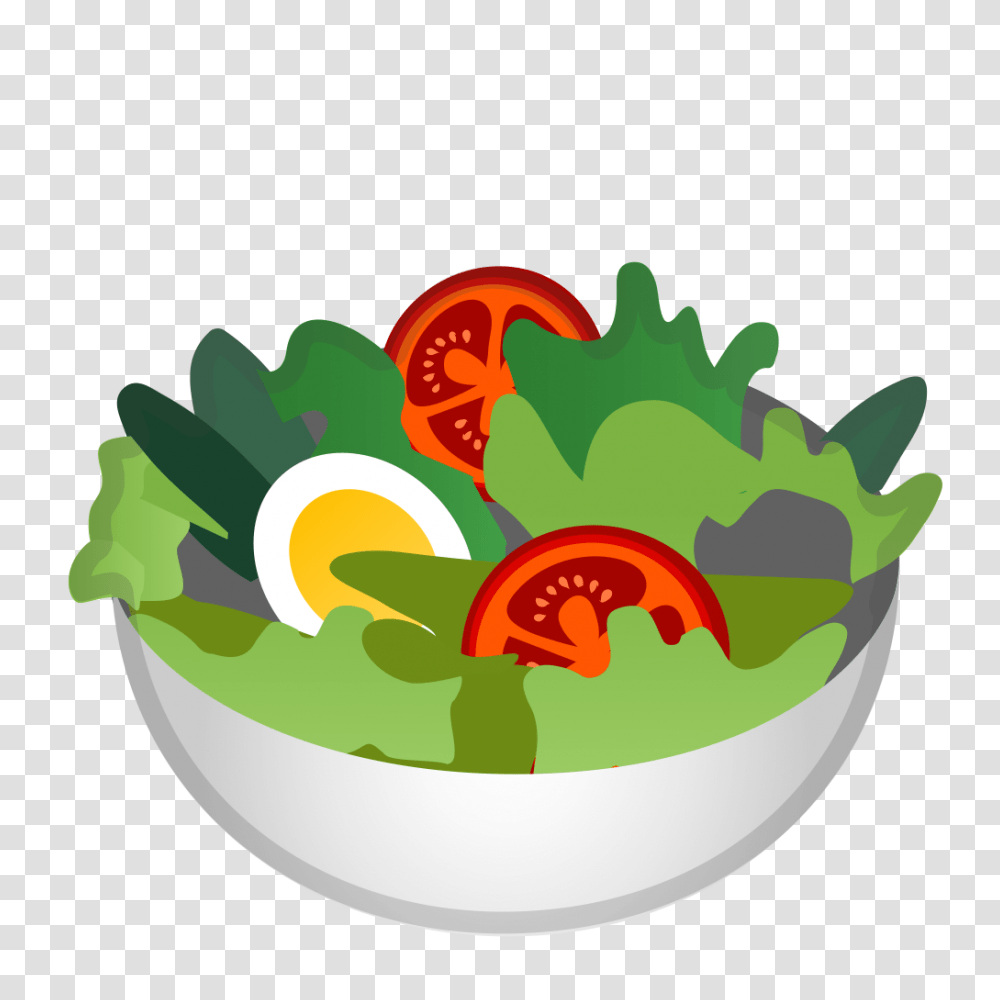 Download Hd Banner Library Cartoon Reviewwalls Google Egg Salad Emoji, Bowl, Plant, Meal, Food Transparent Png