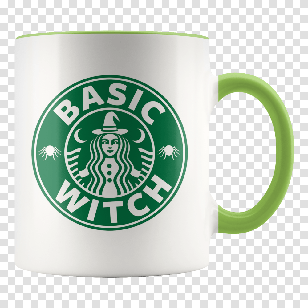 Download Hd Basic Witch Halloween Coffee Mug A La Starbucks Starbucks, Coffee Cup, Tape, Symbol, Logo Transparent Png