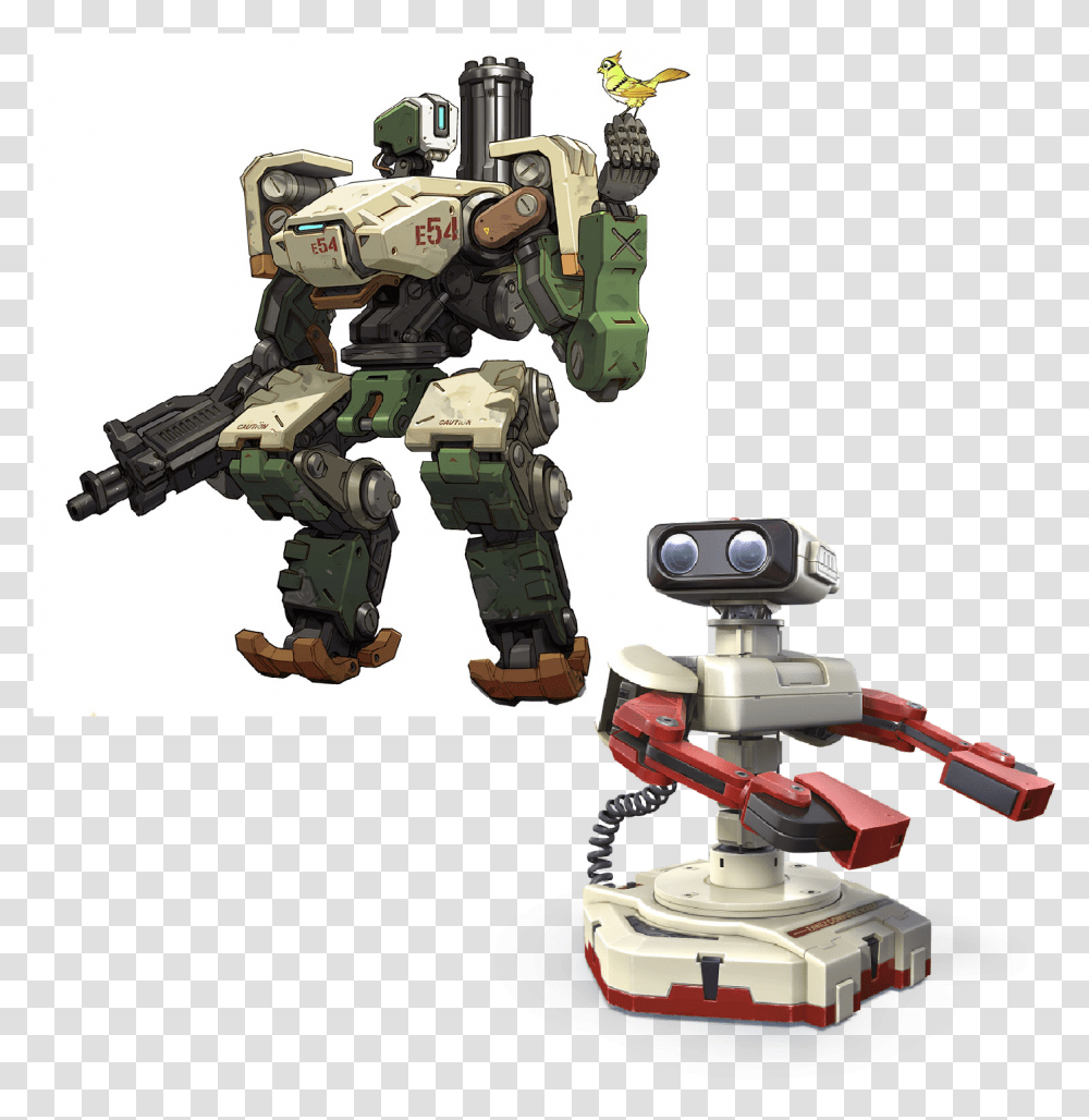 Download Hd Bastion X R Overwatch Bastion Bird Name, Toy, Microscope Transparent Png