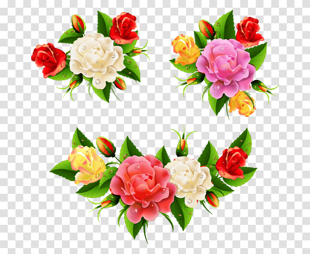 Download Hd Beautiful Flowers Corner Border Beautiful Flowers Border Design, Graphics, Art, Floral Design, Pattern Transparent Png