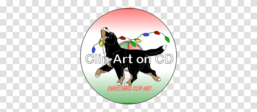 Download Hd Bernese Mountain Dog Clipart Cartoon Bernese Mountain Dog Christmas Clipart, Mammal, Animal, Pet, Canine Transparent Png