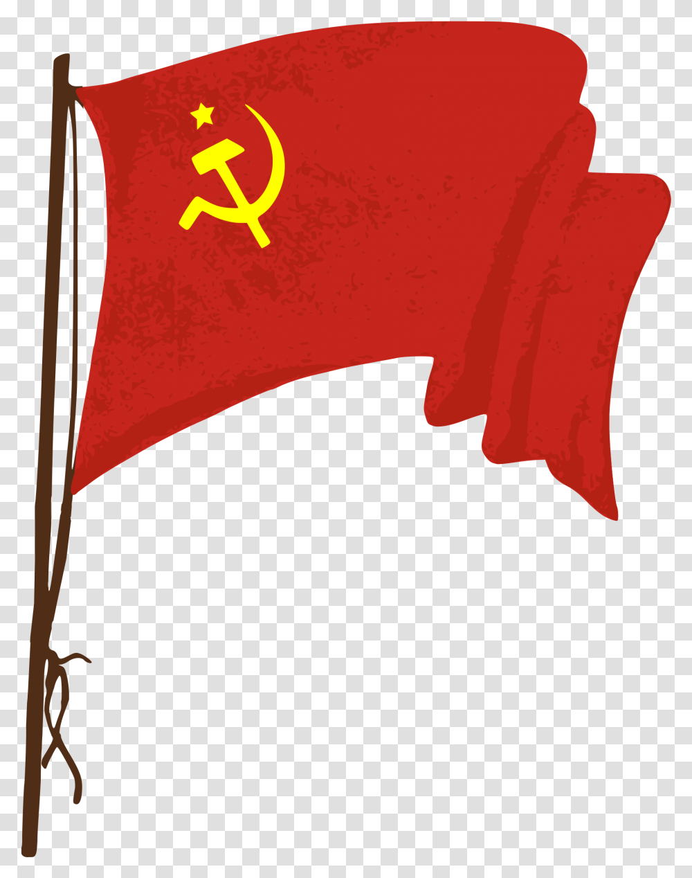 Download Hd Big Image Soviet Union Image Soviet Russian Flag, Pillow, Cushion, Hand, Text Transparent Png