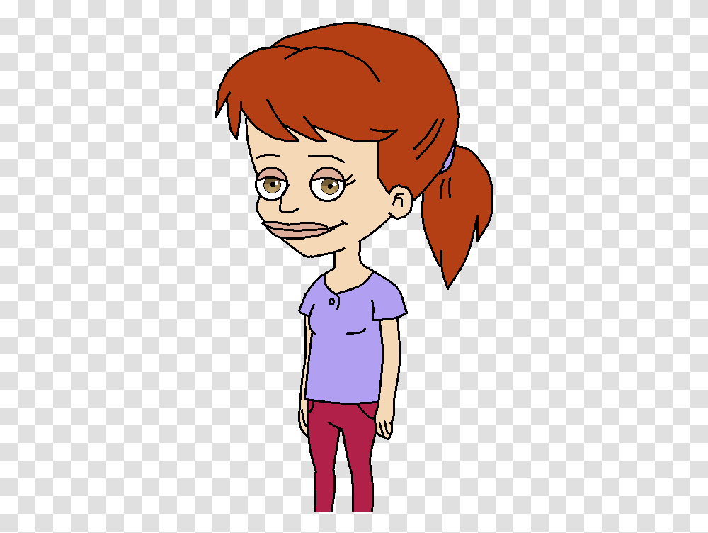 Download Hd Big Mouth Big Mouth Netflix Big Mouth, Person, Female, Girl, Teen Transparent Png