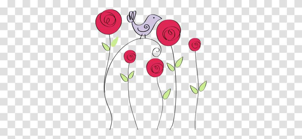 Download Hd Bildergebnis F R Flowers Cute Flower Doodle Cute Flower Doodles Roses, Bird, Animal, Heart, Graphics Transparent Png