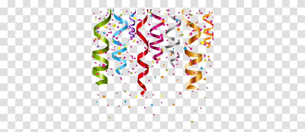 Download Hd Birthday Confetti Background Strimmers For Estamos Abertos No Carnaval, Paper Transparent Png
