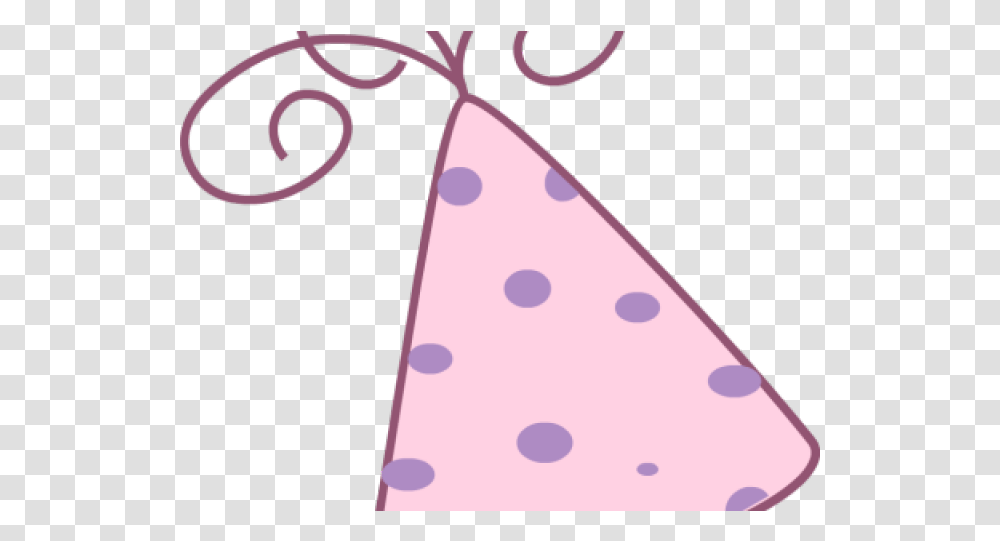 Download Hd Birthday Hat Clipart Polka Dot Party Party Pastel Birthday Clipart, Clothing, Apparel, Triangle, Party Hat Transparent Png
