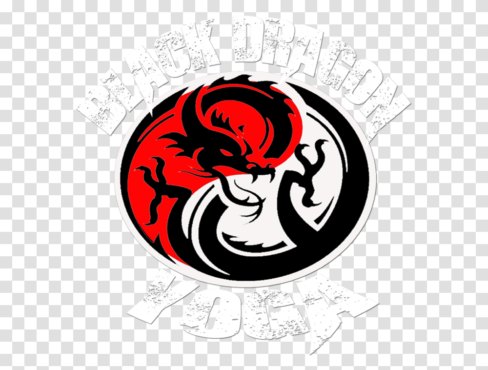 Download Hd Black Dragon Yoga Chinese Dragon Logo Dragon Logo Hd, Symbol, Trademark, Text, Emblem Transparent Png