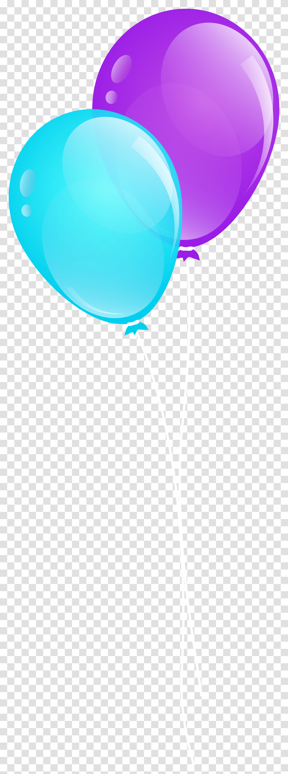 Download Hd Blue And Purple Balloons Clip Art Image Purple Blue And Purple Balloons Transparent Png