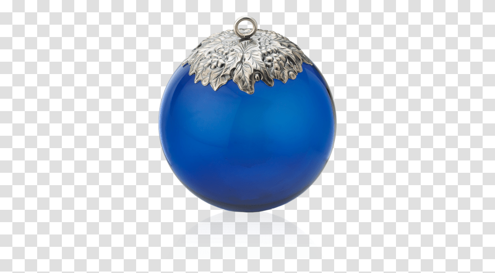 Download Hd Blue And Silver Christmas Decorations Christmas Ornament, Sphere, Balloon, Art, Sculpture Transparent Png