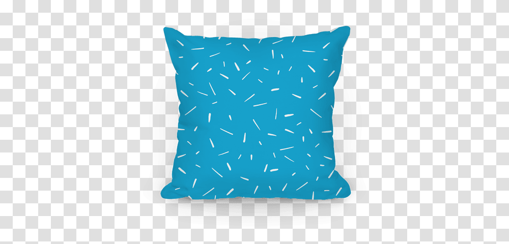 Download Hd Blue Confetti Pattern Pillow Space Pillows Decorative, Cushion Transparent Png