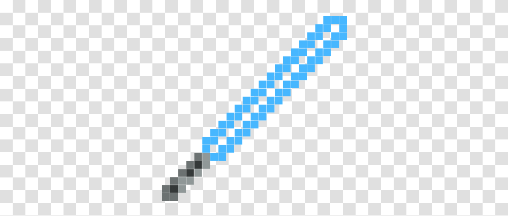 Download Hd Blue Light Saber Sword Image Minecraft Lava Sword, Text, Texture, Woven, Tie Transparent Png