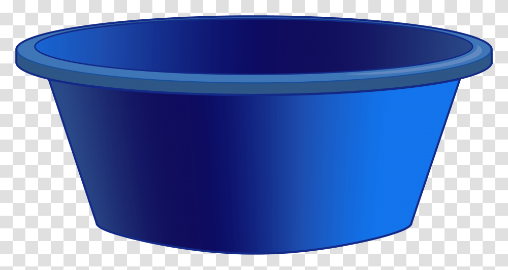 Download Hd Blue Plastic Tub Clipart Water Bucket Tub Of Water Transparent Png