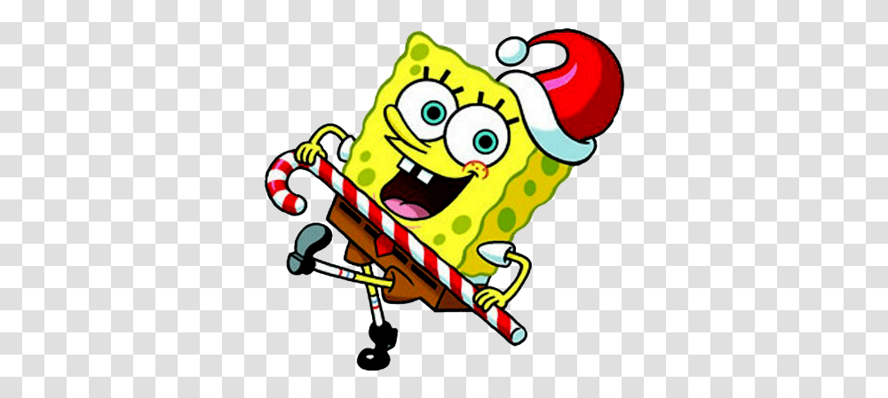 Download Hd Bob Esponja Em Spongebob Christmas Special Spongebob Squarepants Christmas, Label, Text, Kart, Vehicle Transparent Png