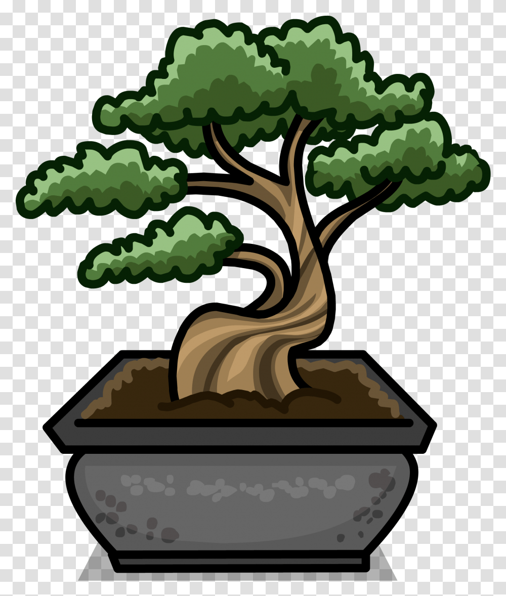 Download Hd Bonsai Tree Sprite 002 Free Clip Art Bonsai Tree, Plant, Root, Cross, Symbol Transparent Png