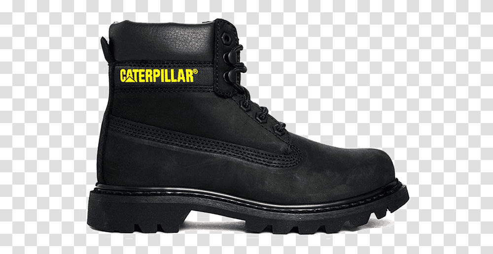 Download Hd Boots Shoe Free Caterpillar Boots, Footwear, Clothing, Apparel, Riding Boot Transparent Png