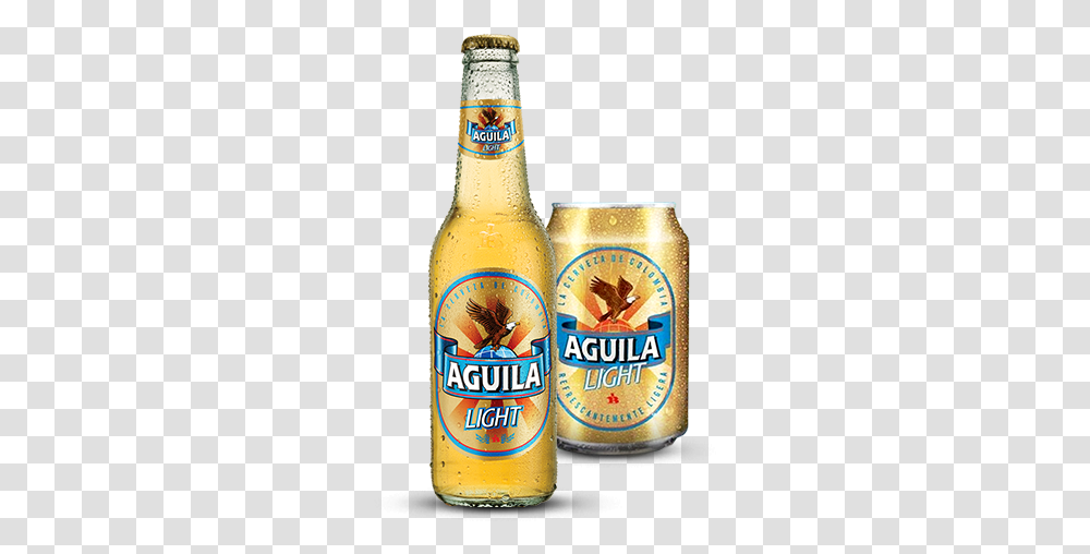 Download Hd Botella De Aguila Light Image Cerveza Aguila, Lager, Beer, Alcohol, Beverage Transparent Png