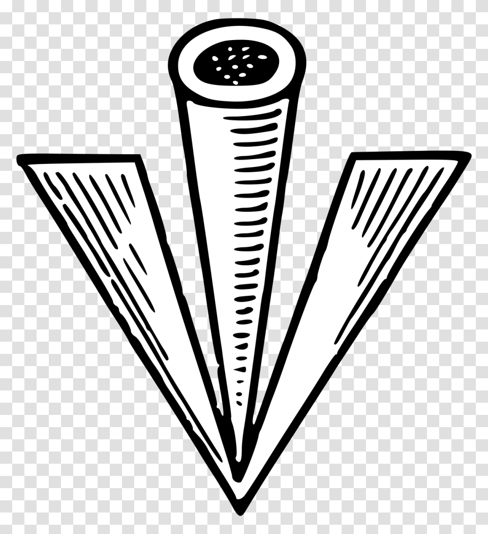 Download Hd Broad Heraldic Arrowhead, Cone Transparent Png