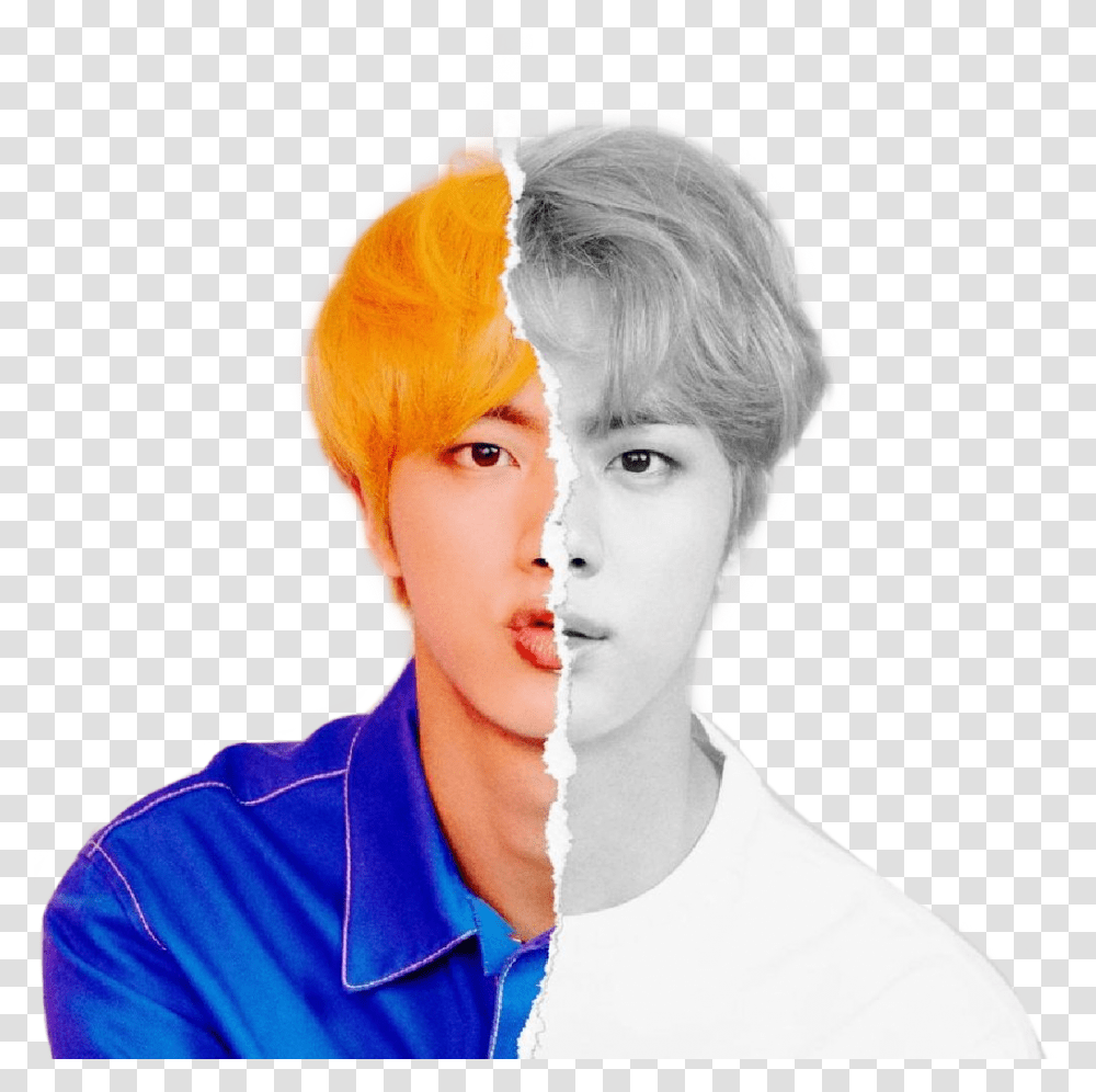 Download Hd Bts Love Yourself Answer Concept Photo L Love Yourself Photoshoot Answer Jin, Person, Human, Head, Face Transparent Png