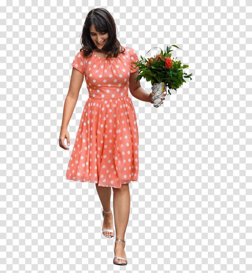 Download Hd C Graduated From University And Is Walking Home Cutout People Gardening, Dress, Clothing, Person, Texture Transparent Png