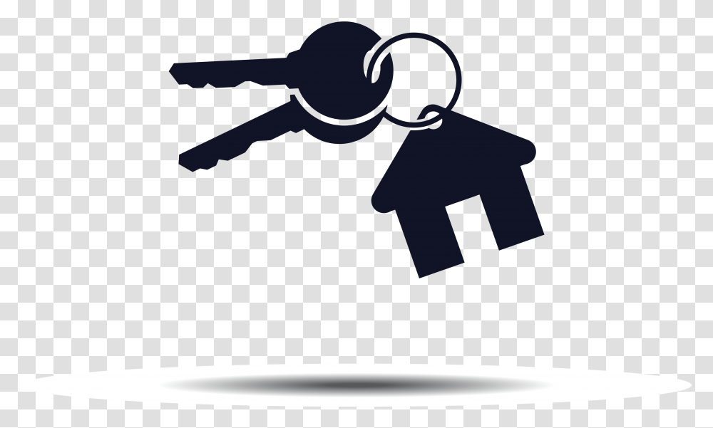Download Hd Car Key Silhouette Key Real Estate Vector, Stencil Transparent Png