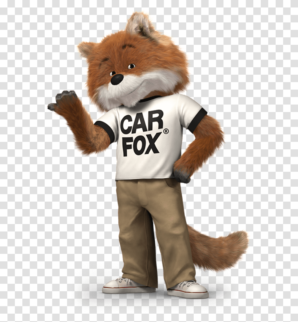 Download Hd Carfox Carfax Fox Image Car Fox Background, Mascot, Shoe, Footwear, Clothing Transparent Png