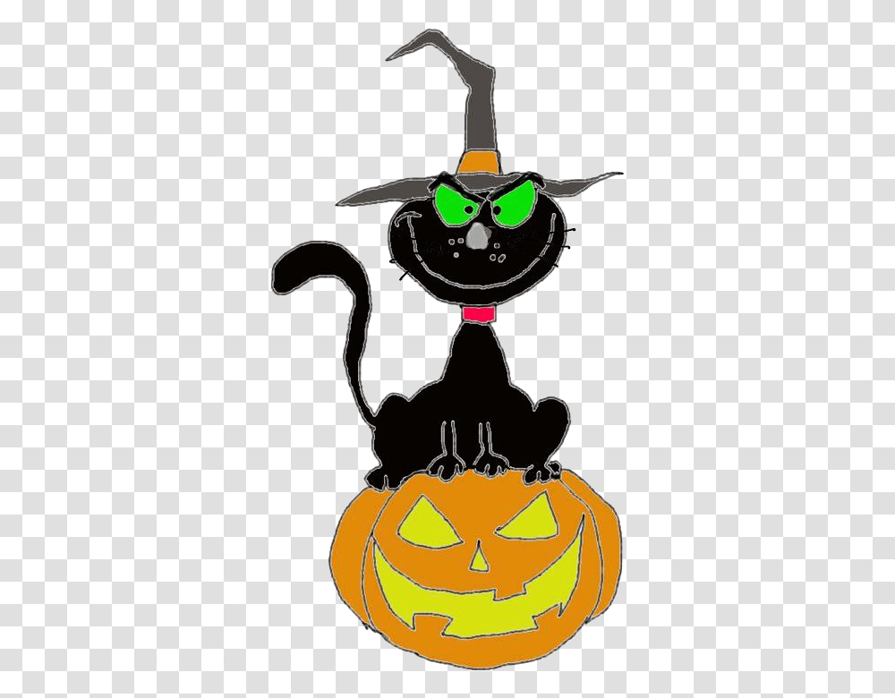 Download Hd Cat Pumpkin Cute Ghost Free Halloween Clipart Halloween Ghost, Logo, Symbol, Trademark, Pirate Transparent Png