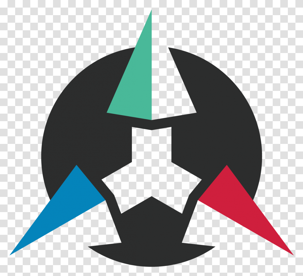 Download Hd Category Final Fantasy Xv Emblem Black Circle, Symbol, Cross, Recycling Symbol, Star Symbol Transparent Png