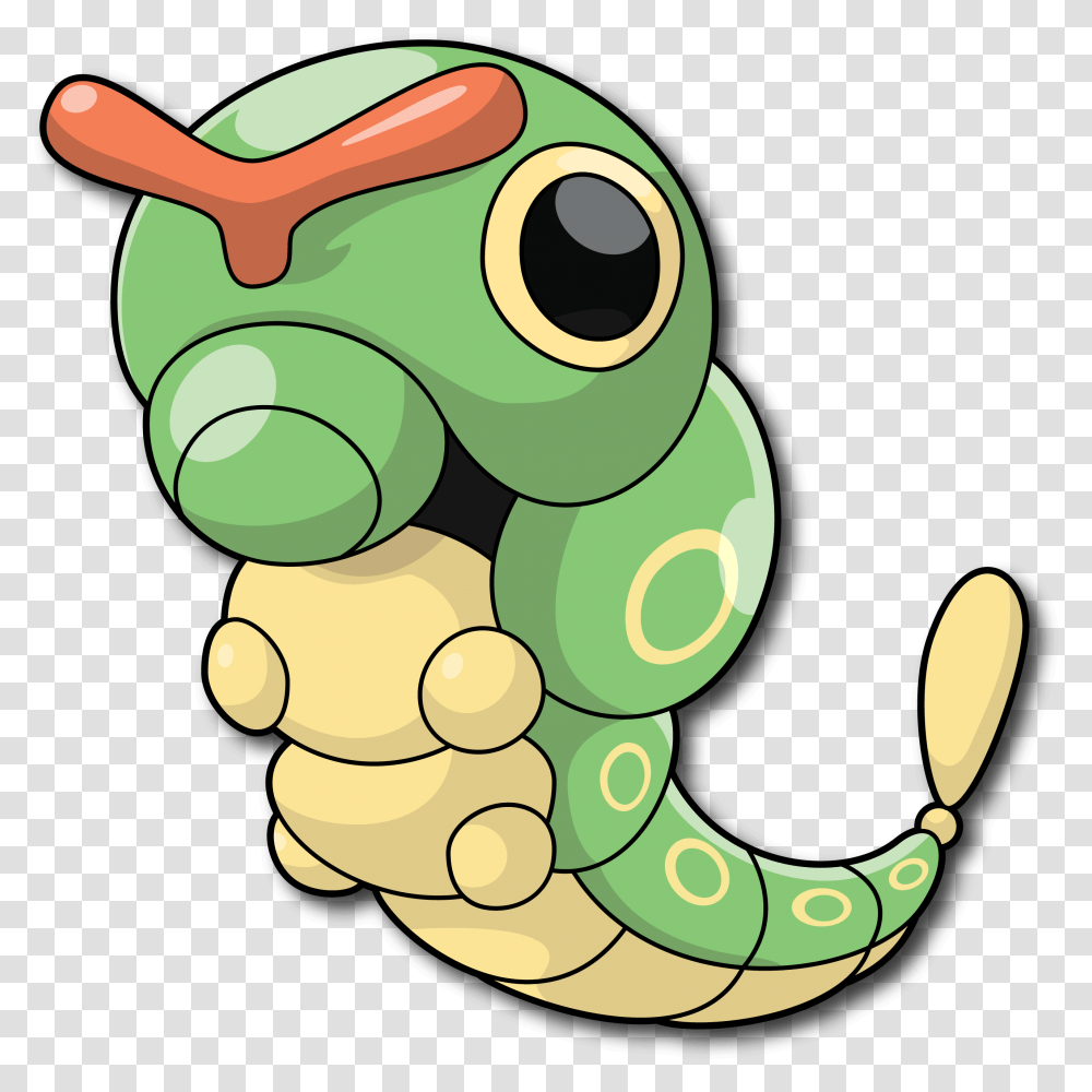 Download Hd Caterpie In Broadwater Stevenage Caterpie Caterpie Pokemon, Text, Plant, Food, Alphabet Transparent Png