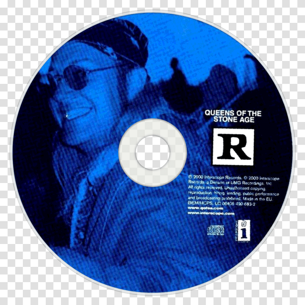 Download Hd Cdart Artwork Queens Of The Stone Age Rated R Rated R Cd, Disk, Dvd Transparent Png