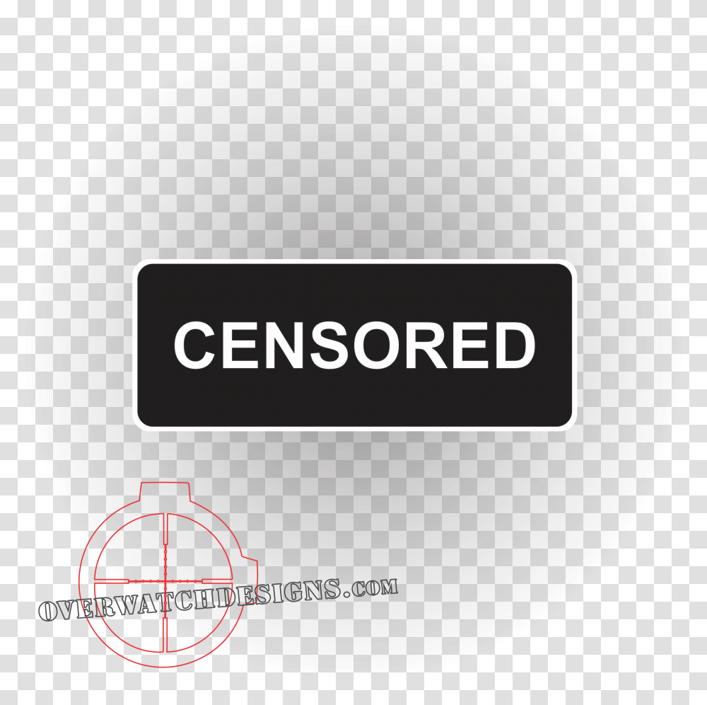 Download Hd Censored Sticker Parallel, Label, Text, Mailbox, Letterbox Transparent Png