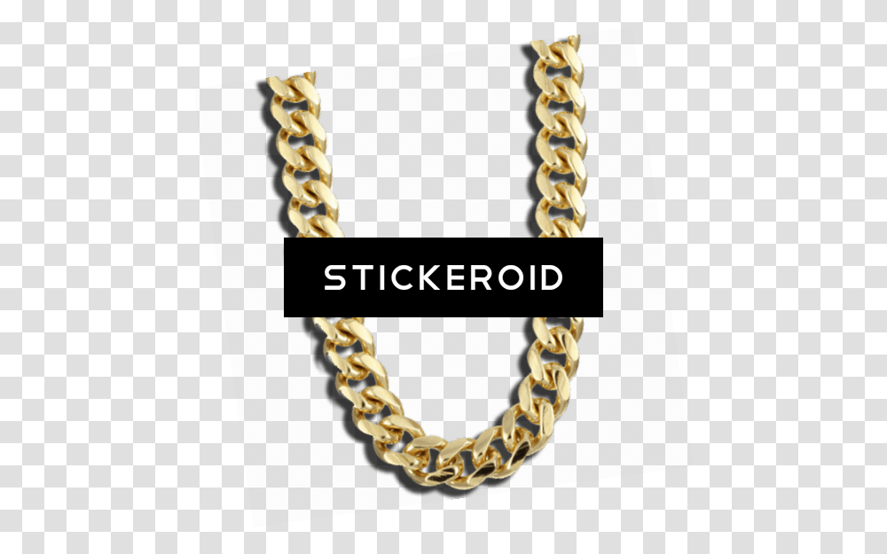 Download Hd Chain Gold Large Collier Thug Life Cuban Chain Transparent Png