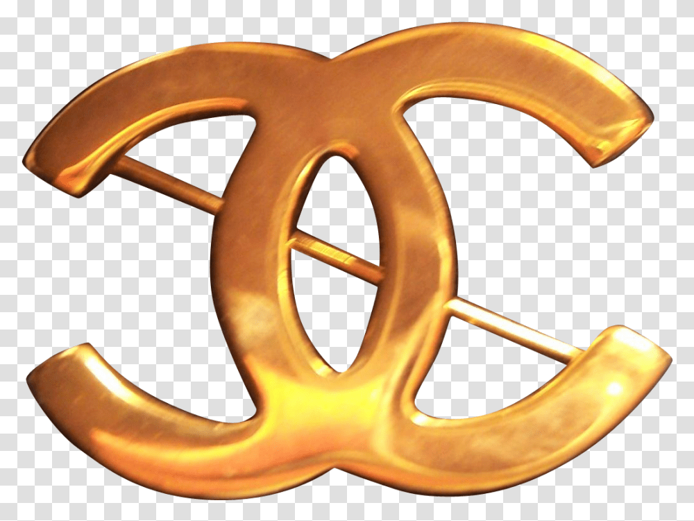 Download Hd Chanel Logo Chanel Logo Gold, Buckle, Sunglasses, Accessories, Accessory Transparent Png