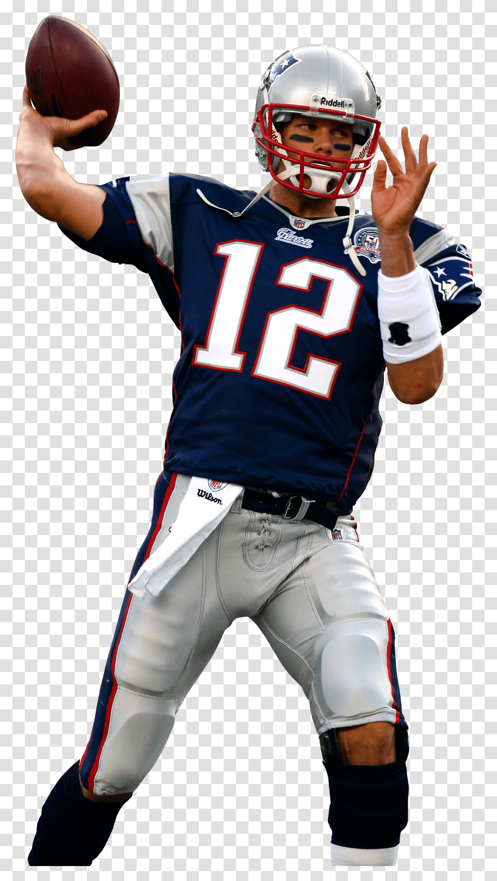 Download Hd Charitybuzz Autographed Football Lot Tom Brady Tom Brady Transparent Png