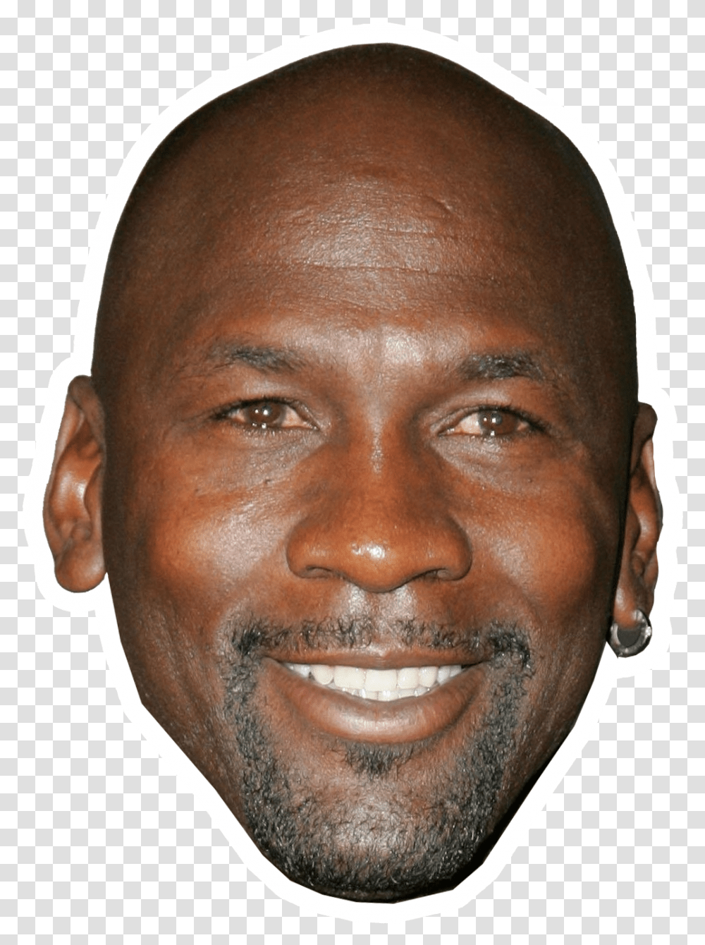 Download Hd Charlotte Hornets Athlete Michael Jordan Facial Hair, Face, Person, Human, Head Transparent Png