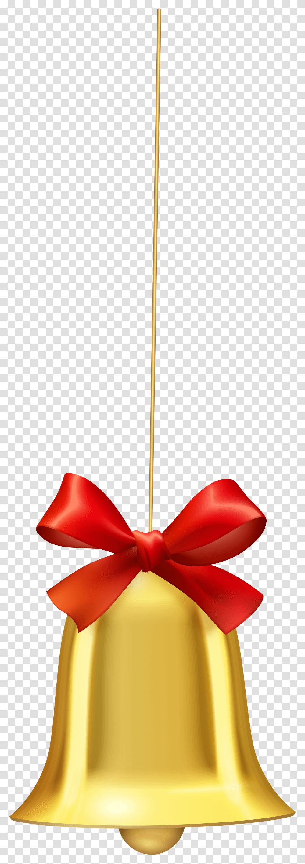 Download Hd Christmas Bell Hanging Hanging Christmas Bells, Lamp, Ornament Transparent Png