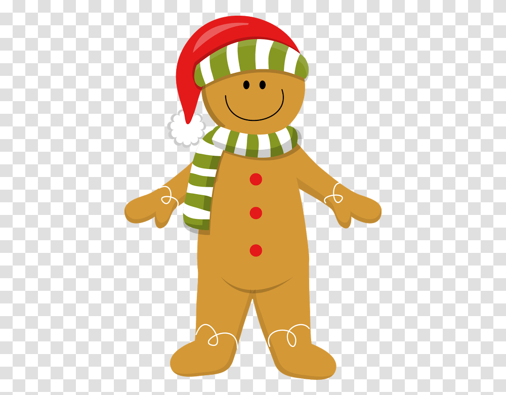 Download Hd Christmas Clip Art Gingerbread Man Gingerbread Clip Art Gingerbread Man Christmas, Elf, Toy, Chef Transparent Png