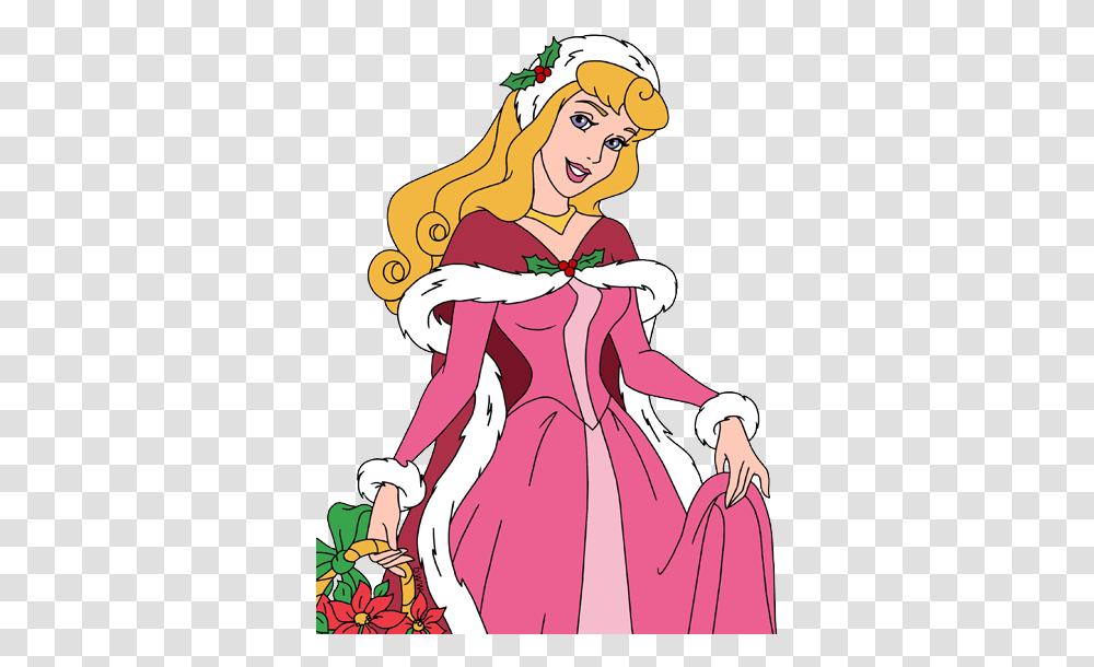Download Hd Christmas Disney Photos Of Princess Aurora Aurora Christmas Disney Princess, Person, Female, Clothing, Woman Transparent Png