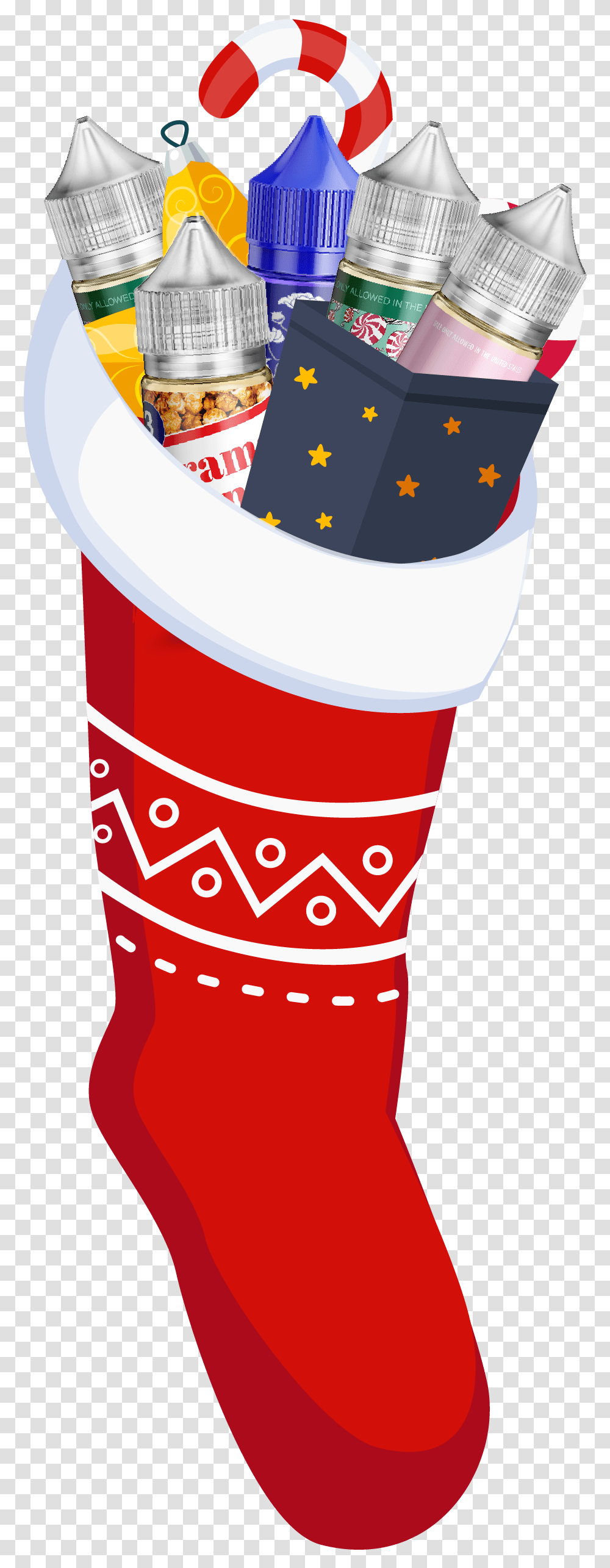 Download Hd Christmas Stocking Stuffer Christmas Stocking Clip Art, Sock, Shoe, Footwear, Clothing Transparent Png
