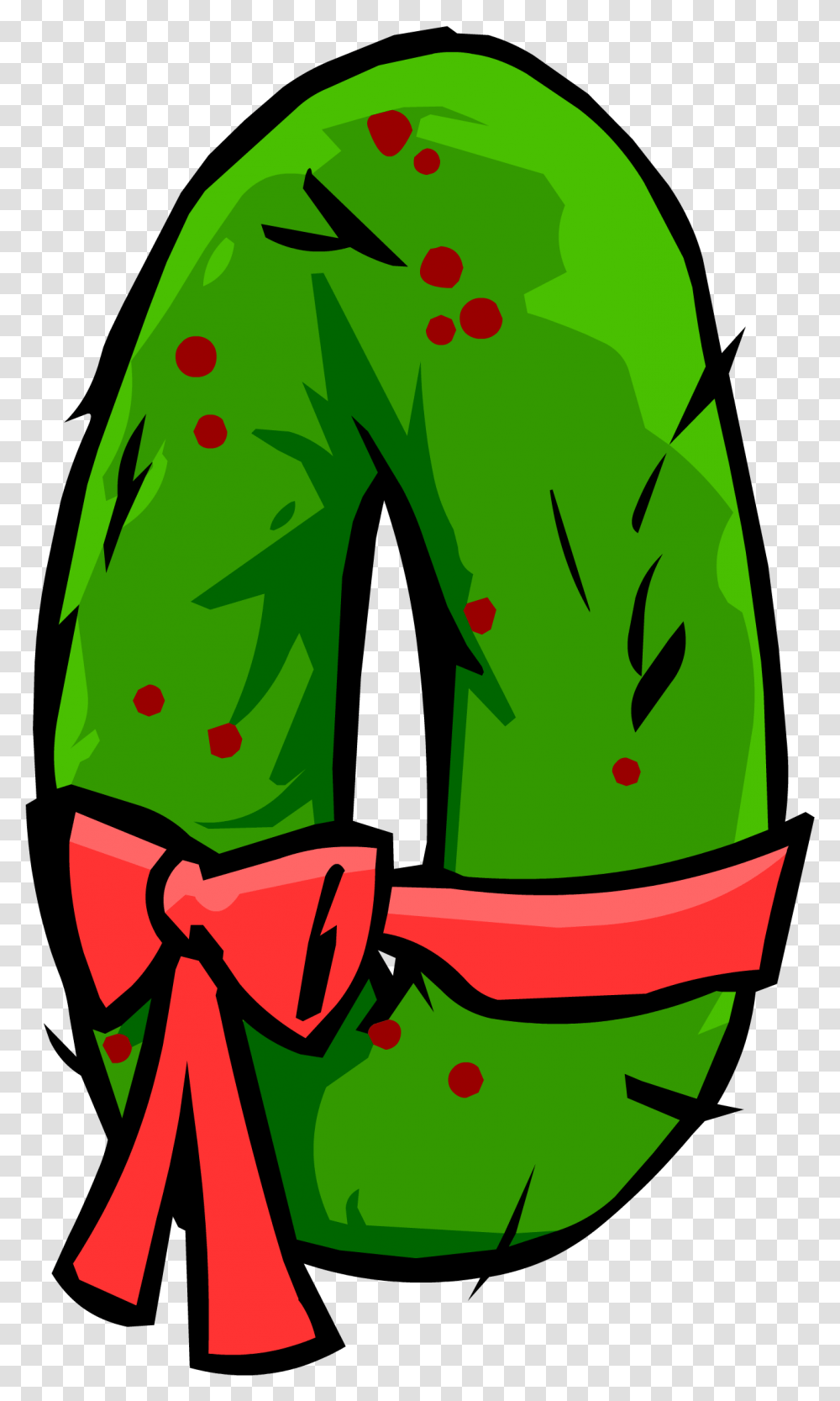Download Hd Christmas Wreath Sprite 003 Wreath Wreath, Plant, Text, Produce, Food Transparent Png