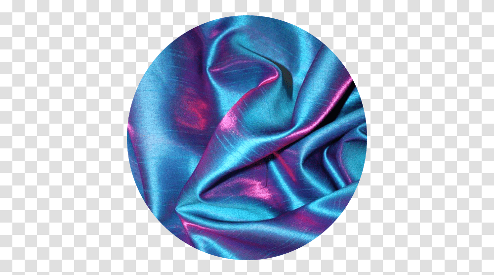 Download Hd Circle Silk Holographic Hologram White Purple Green Red Aesthetic, Velvet, Clothing, Apparel, Plectrum Transparent Png