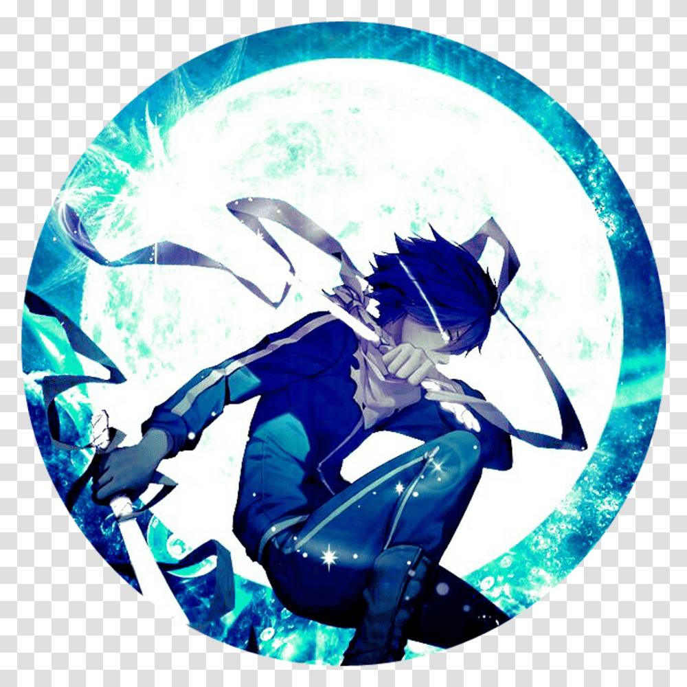 Download Hd Circle Yato Noragami Anime Wallapper Cool Anime Logo, Person, Clothing, Art, Manga Transparent Png