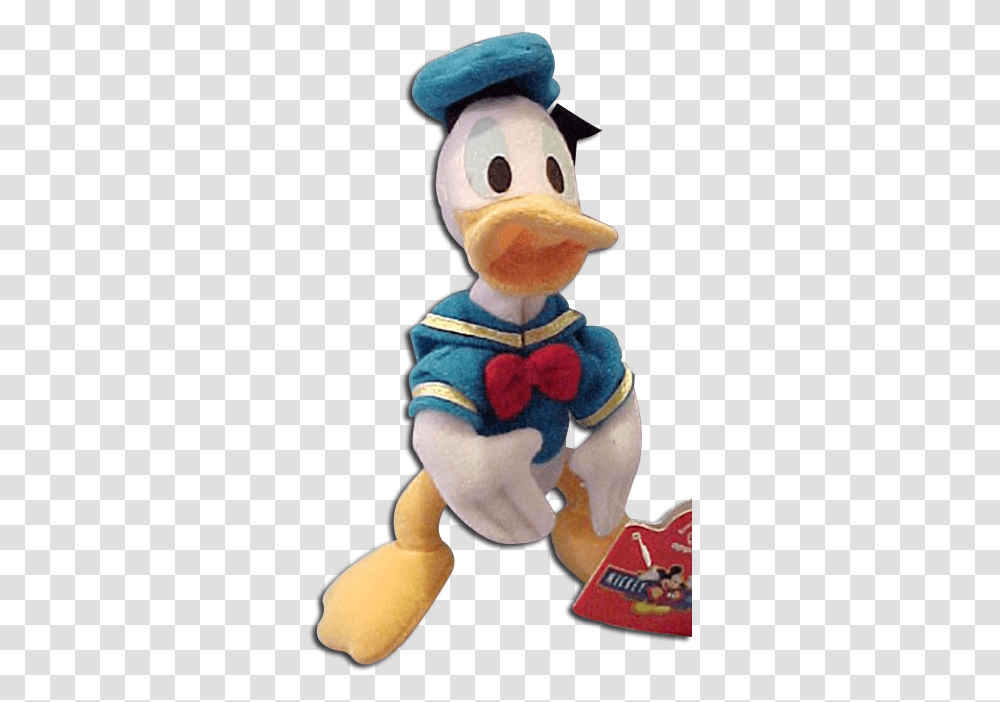 Download Hd Classic Donald Duck Plush Mickey Mouse Toys, Figurine, Person, Human, Mascot Transparent Png