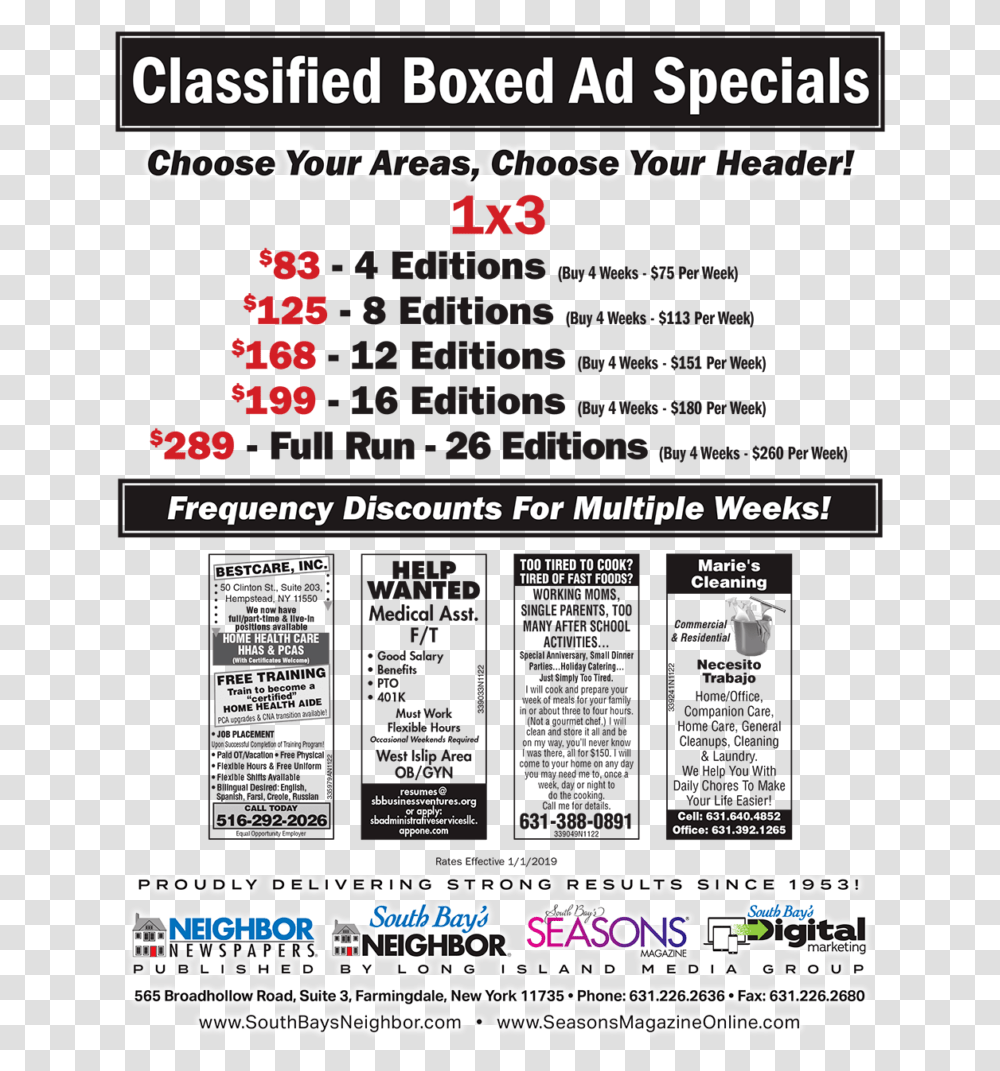 Download Hd Classified Specials New Food Classics Screenshot, Text, Flyer, Poster, Paper Transparent Png