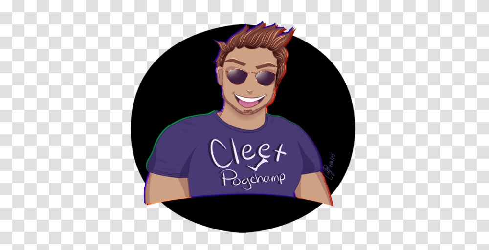 Download Hd Cleet Pogchamp Happy, Text, Clothing, Person, Face Transparent Png
