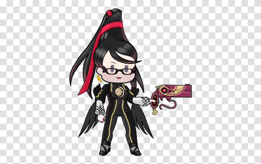 Download Hd Clip Black And White Stock Bayonetta Cartoon, Person, Sunglasses, Accessories, Pirate Transparent Png