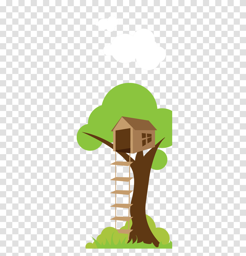 Download Hd Clipart Birds Tree House Birds On The Tree Clipart, Nature, Outdoors, Building, Housing Transparent Png