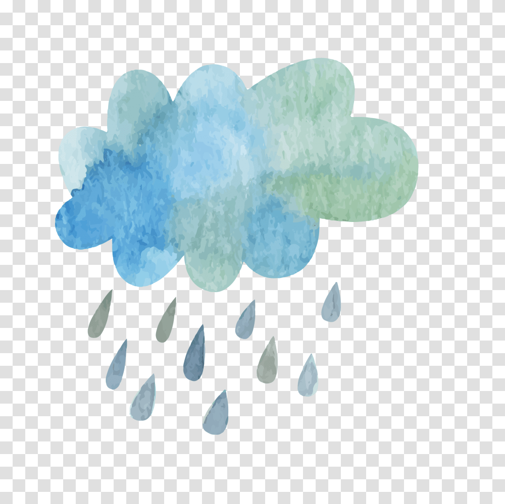 Download Hd Cloud Rain Cloud And Rain, Stain, Art, Crystal, Light Transparent Png